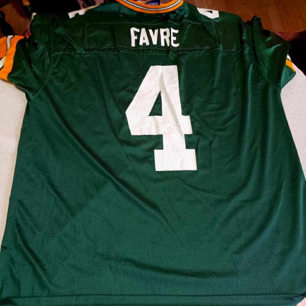 Vintage Brett Favre Adidas NFL Green Bay Packers Jersey